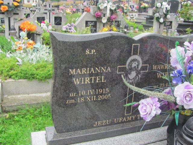 Marianna Wirtel 1915 Bystra-Sidzina - Grobonet - Wyszukiwarka osób pochowanych