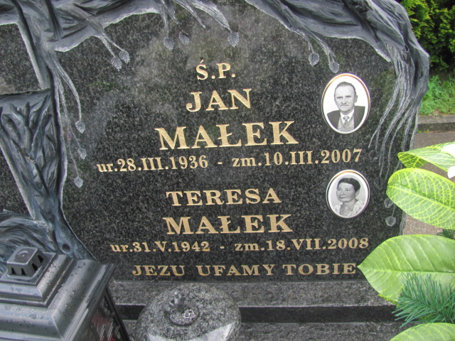 Grób Jan Małek