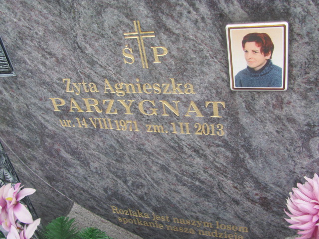 Zyta Agnieszka Parzygnat 1971 Bystra-Sidzina - Grobonet - Wyszukiwarka osób pochowanych