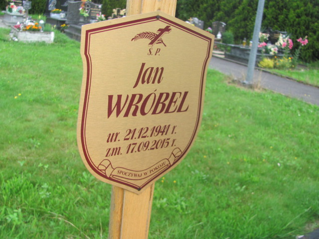 Grób Jan Wróbel